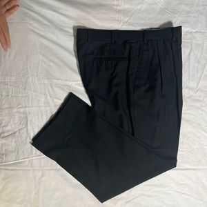 Nautica men wool dress pants in black